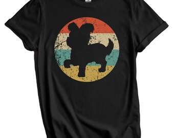 Retro Yorkshire Terrier Shirt - Vintage Style Yorkie Dog Breed Dog Owner T-Shirt - Gift for Yorkshire Terrier Owners