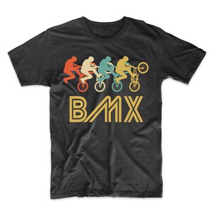 Men&#39;s BMX Shirt - BMX Rider Retro Pop Art BMX Graphic T-Shirt by Really Awesome Shirts