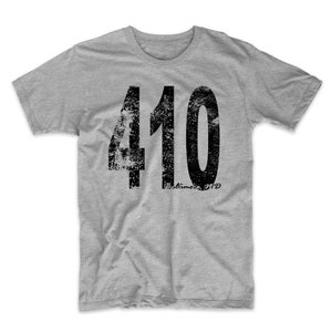 Retro Baltimore Shirt - Area Code 410 Baltimore Maryland T-Shirt