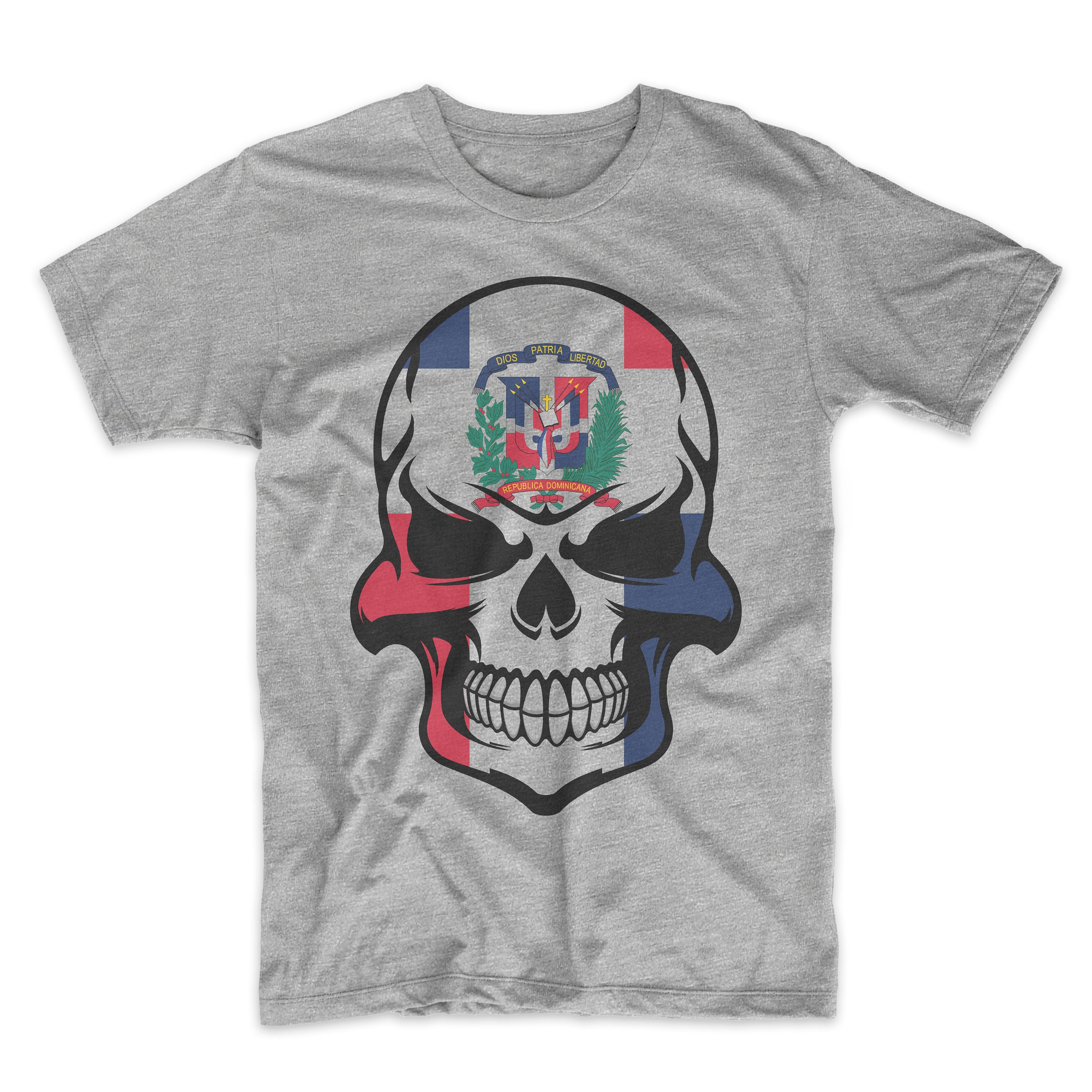 Amdesco Dominican Republic Flag Toddler Raglan Shirt