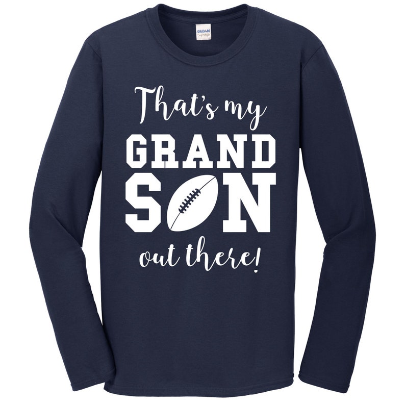 That's My Grandson Out There Football Grandma Football | Etsy