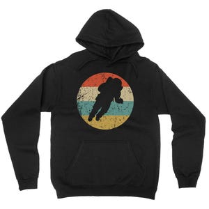 Space Science Hoodie - Retro Astronaut Icon Hooded Sweatshirt - Spaceman Hoodie