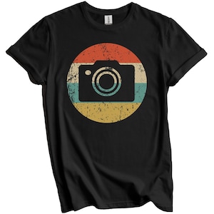 Photography Shirt - Photographer Gift - Vintage Retro Camera T-Shirt - Photography Icon Shirt