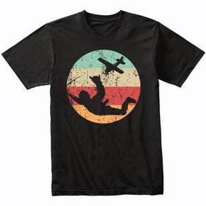 Retro Skydiving Shirt - Men&#39;s Skydiver T-Shirt - Gift for Skydivers - Skydiving Gift