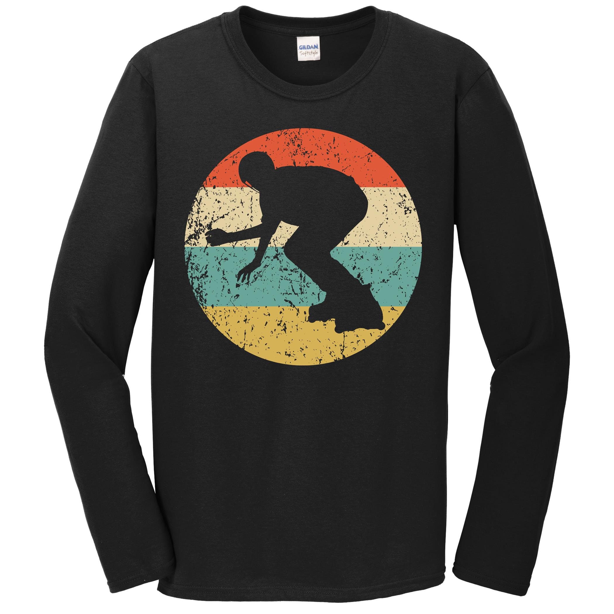 Inline Skating Shirt Vintage Retro Skater Long Sleeve Etsy UK