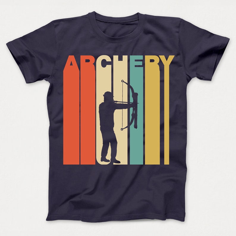Kids Archery Shirt Retro 1970's Style Archery Bow And | Etsy