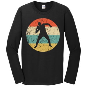 Shot Put Shirt - Vintage Retro Track And Field Long Sleeve T-Shirt - Shot Put Icon Shirt