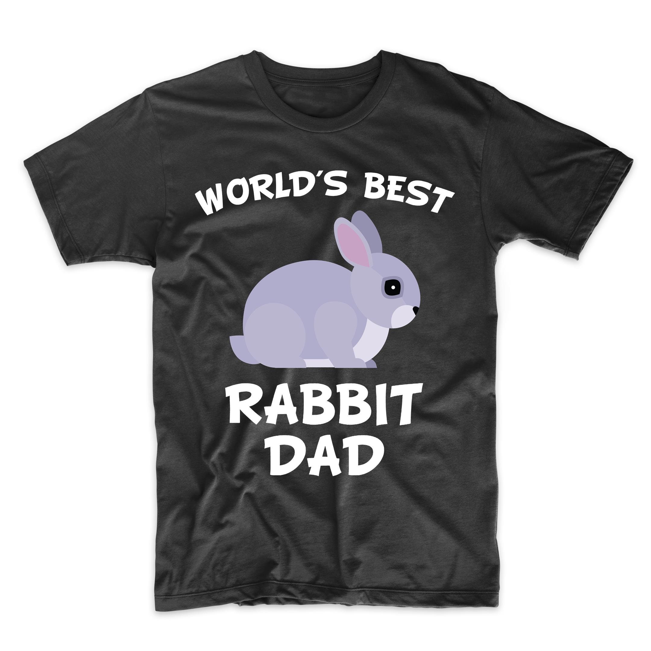 World's Best Rabbit Dad Shirt - Men's Bunny Owner T-shirt - Etsy