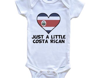 Body de bebé con la bandera de Costa Rica - Body divertido para bebé con la bandera de Costa Rica