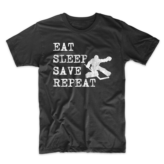 Funny hockey goalie shirts hotsell