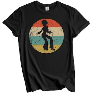 Disco Dancer Shirt - Retro 1960&#39;s 1970&#39;s Style Disco Dancer Icon T-Shirt - Disco Party Shirt