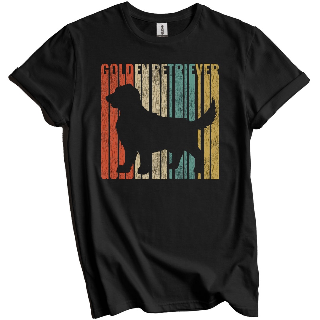 Golden Retriever Shirt - Retro Golden Retriever T-shirt - Gift for ...