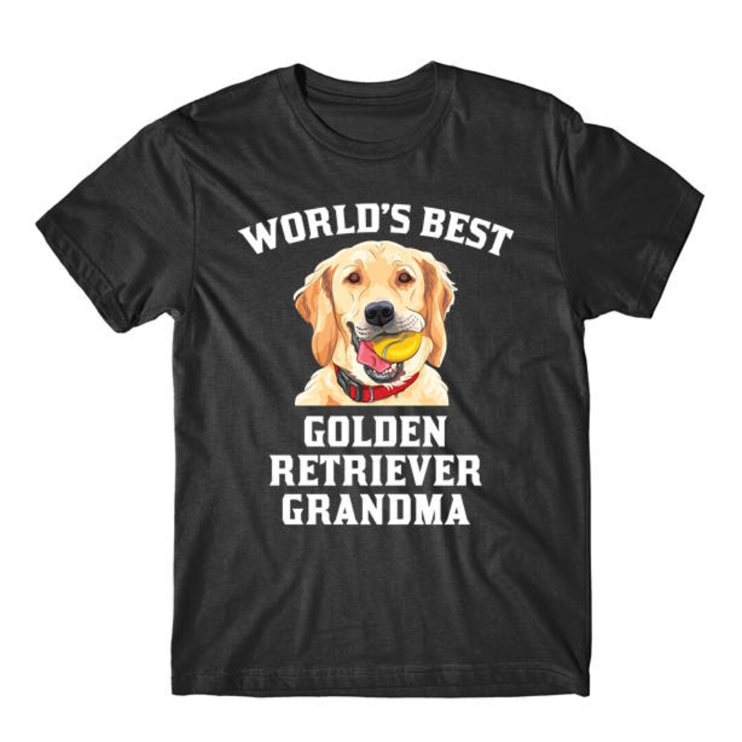 World's Best Golden Retriever Grandma Dog Graphic T-shirt by