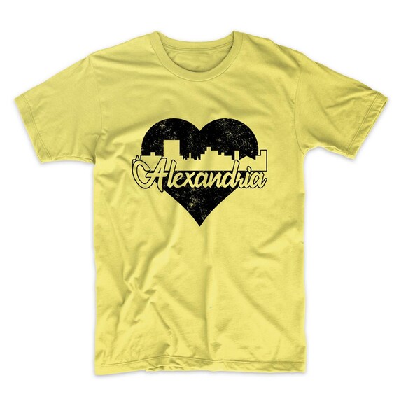 ReallyAwesomeShirts Men's Alexandria Retro T-Shirt