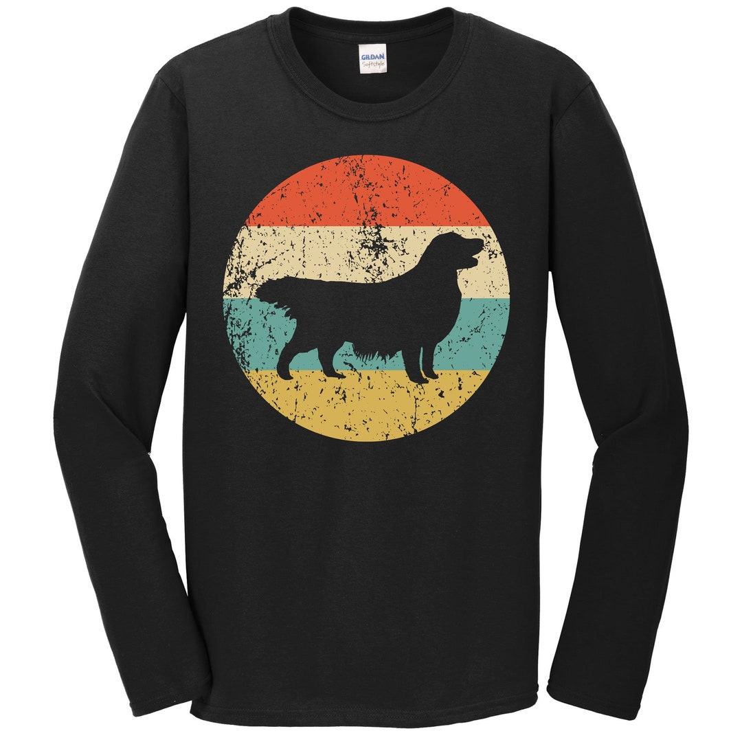 Golden Retriever Shirt - Retro Golden Retriever Long Sleeve T-shirt ...