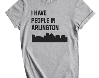 Koszulka „Mam ludzi w Arlington” – koszulka z motywem Arlington Virginia Skyline