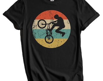 BMX-shirt - BMX-cadeau - vintage retro BMX-fietser T-shirt - Bike Icon-shirt