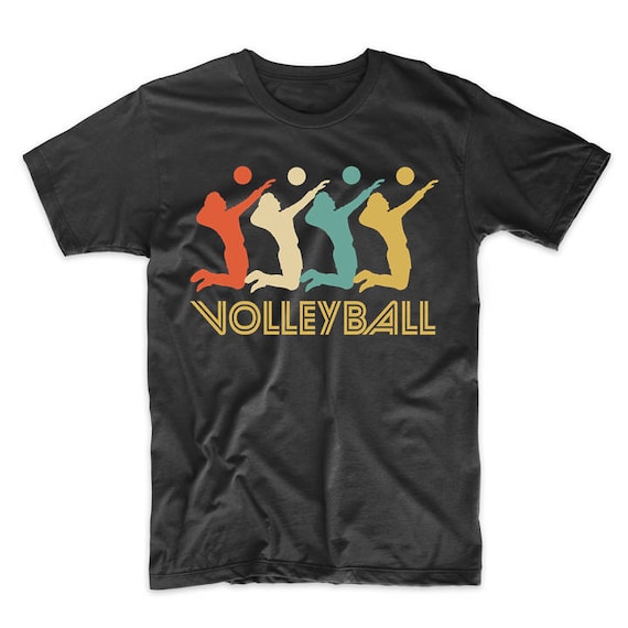 Volleyball Shirt - Vintage Retro Volleyball Player T-Shirt Volleyball Shirt - Vintage Retro Volleyball Player T-Shirt