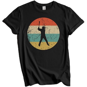 Baseball Shirt - Baseball Gift - Vintage Retro Baseball Player T-Shirt - Baseball Icon Shirt