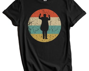 Orchestra Conductor Shirt - Music Conductor Gift - Retro Music T-Shirt - Maestro Icon Shirt