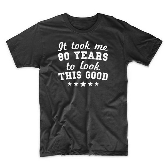 Funny t shirts sales for 80th birthday
