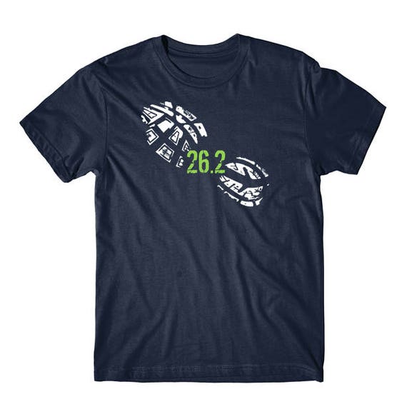 26.2 Marathon Runner Footprint T-Shirt 26.2 Marathon Runner Footprint T-Shirt