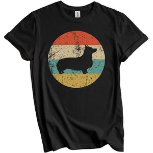 Pembroke Welsh Corgi Shirt - Vintage Retro Corgi T-Shirt - Corgi Owner Gift - Vintage Style Corgi Gift