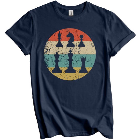 Juste Jeu Échecs T-Shirt 100% Coton