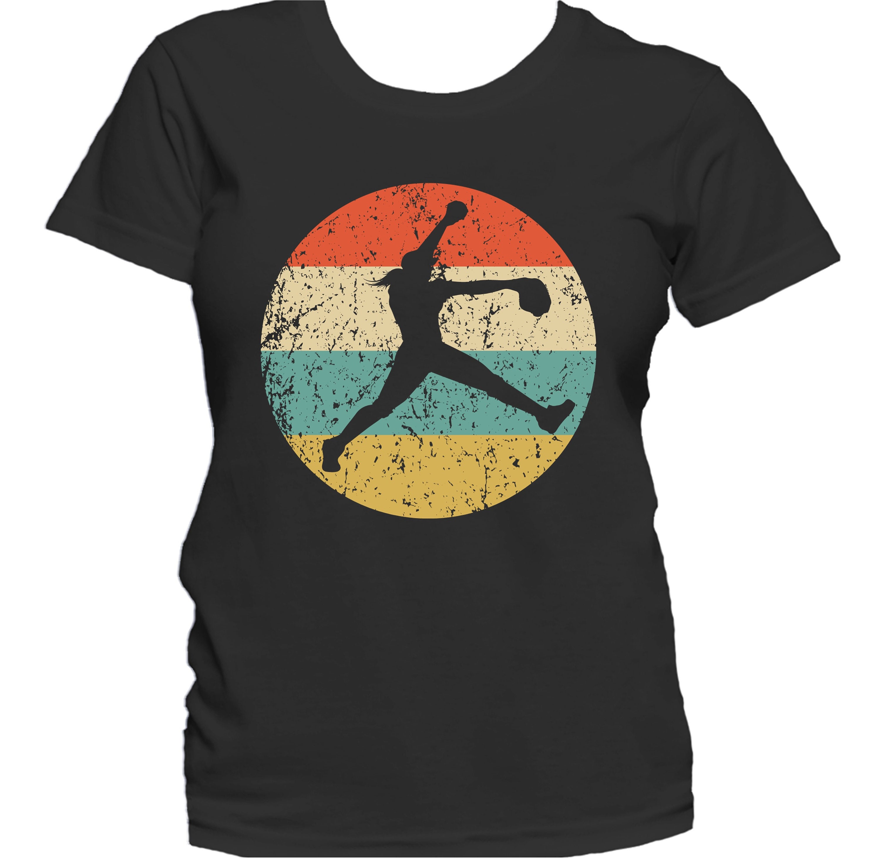 T-shirt de sport de baseball Softball Ringer Lobball des