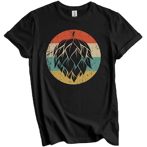 Craft Beer Shirt - Retro Beer T-Shirt - Hops Icon Shirt - Brewery Shirt - Gift for Beer Lovers - Beer Gift