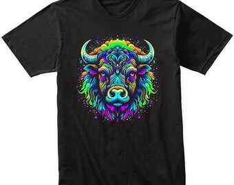 Watercolor Buffalo T-Shirt Watercolor Buffalo T-Shirt