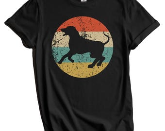 Retro Rhodesian Ridgeback Shirt - Vintage Style Rhodesian Ridgeback Dog Breed Dog Owner T-Shirt - Gift for Rhodesian Ridgeback Owners