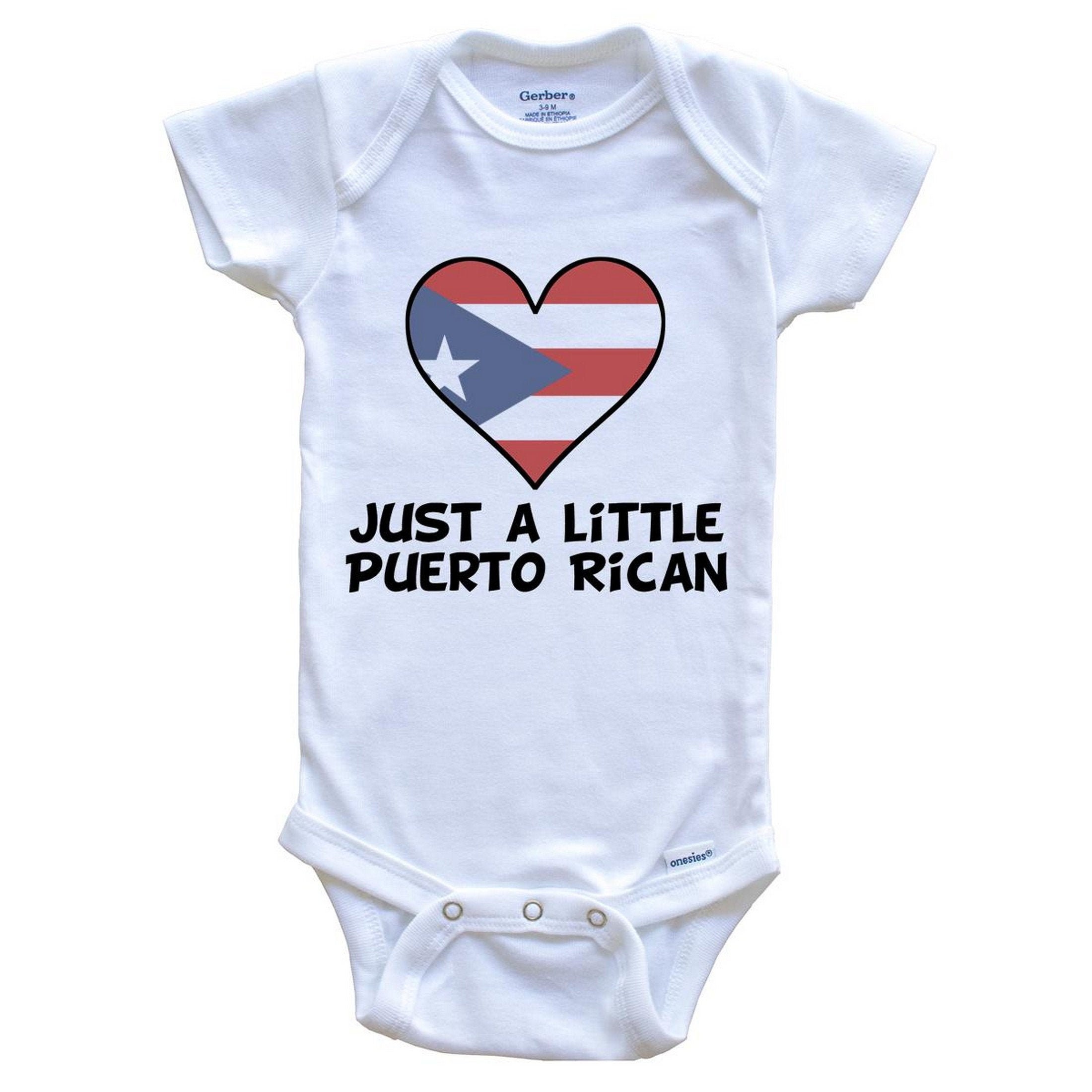 Just A Little Puerto Rican One Piece Funny Puerto Rico Flag Etsy