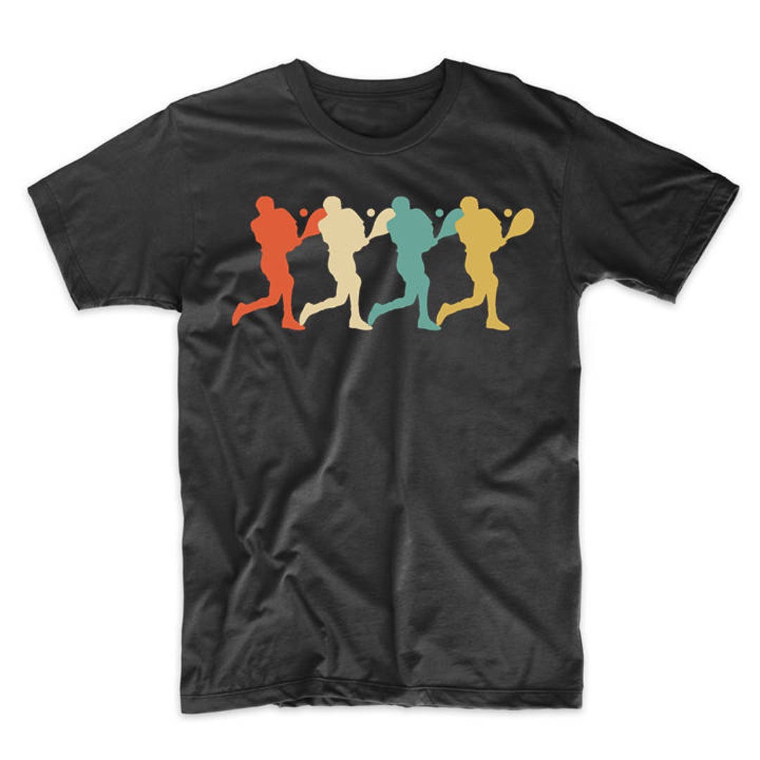 Men's Tennis Shirt Tennis Player Retro Pop Art Tennis Graphic Tshirt