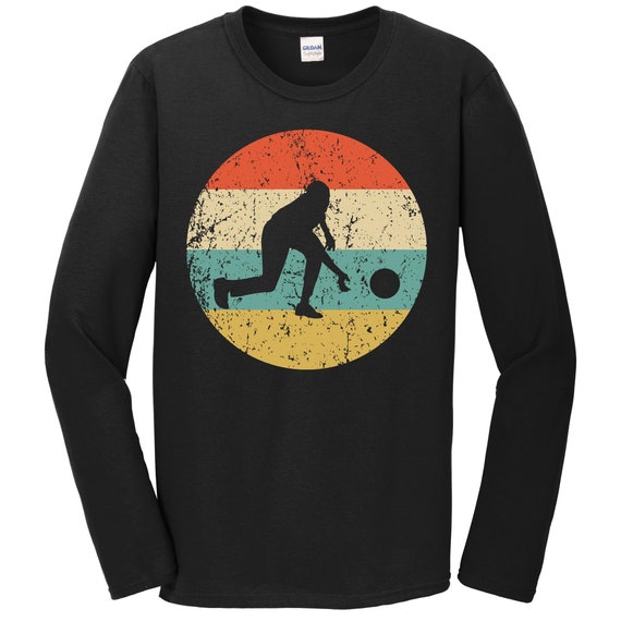 Bowling Shirt - Vintage Retro Bowler T-Shirt Bowling Shirt - Vintage Retro Bowler T-Shirt