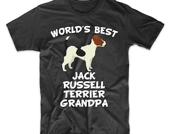 World's Best Jack Russell Terrier Grandpa Shirt - Granddog T-Shirt