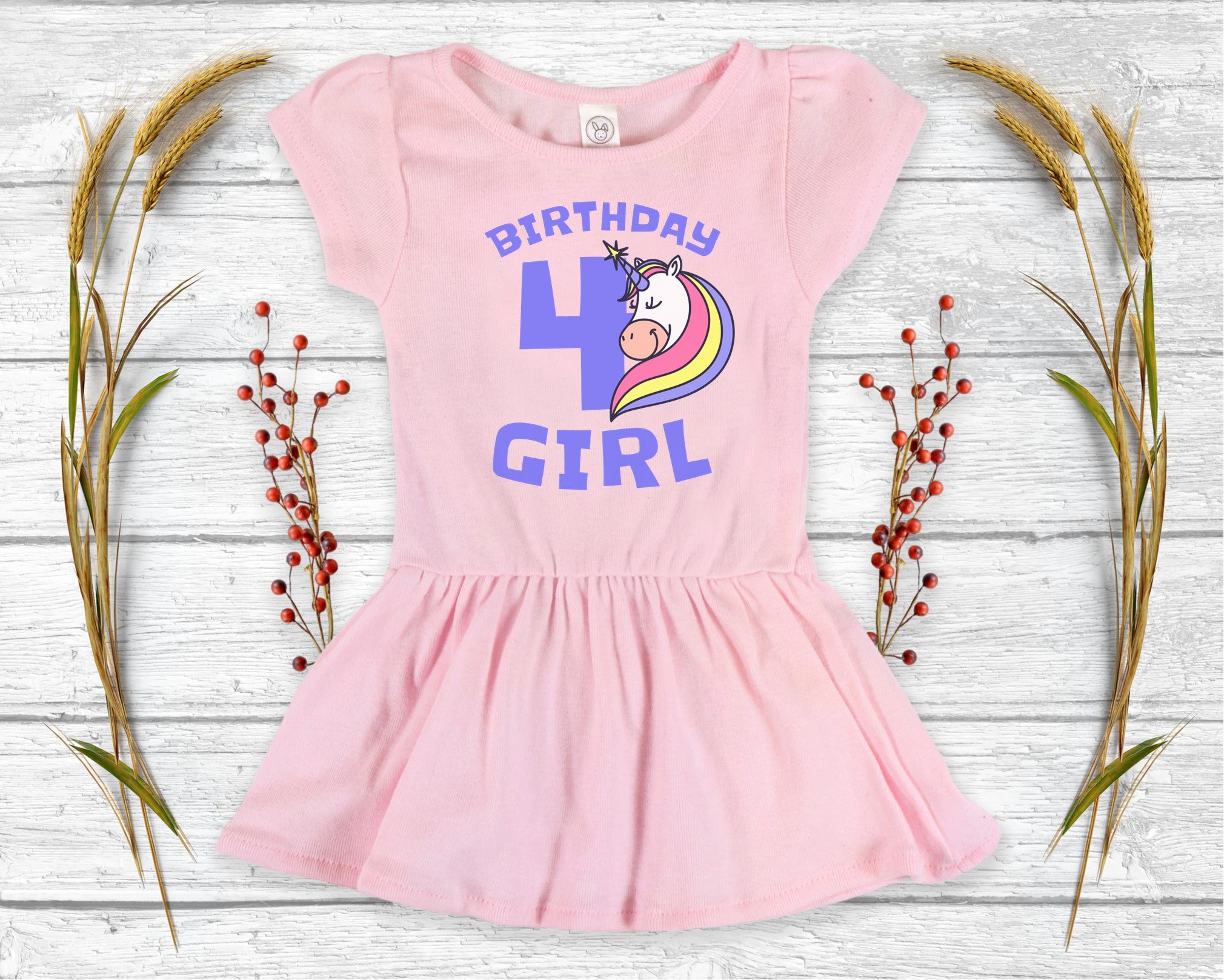Toddler Girl 4th Birthday Outfit Etsy