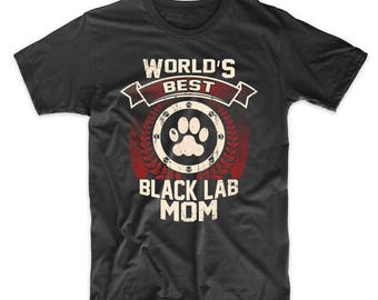 "World's Best Black Labrador Mom Grafik-T-Shirt von Really Super Shirts."