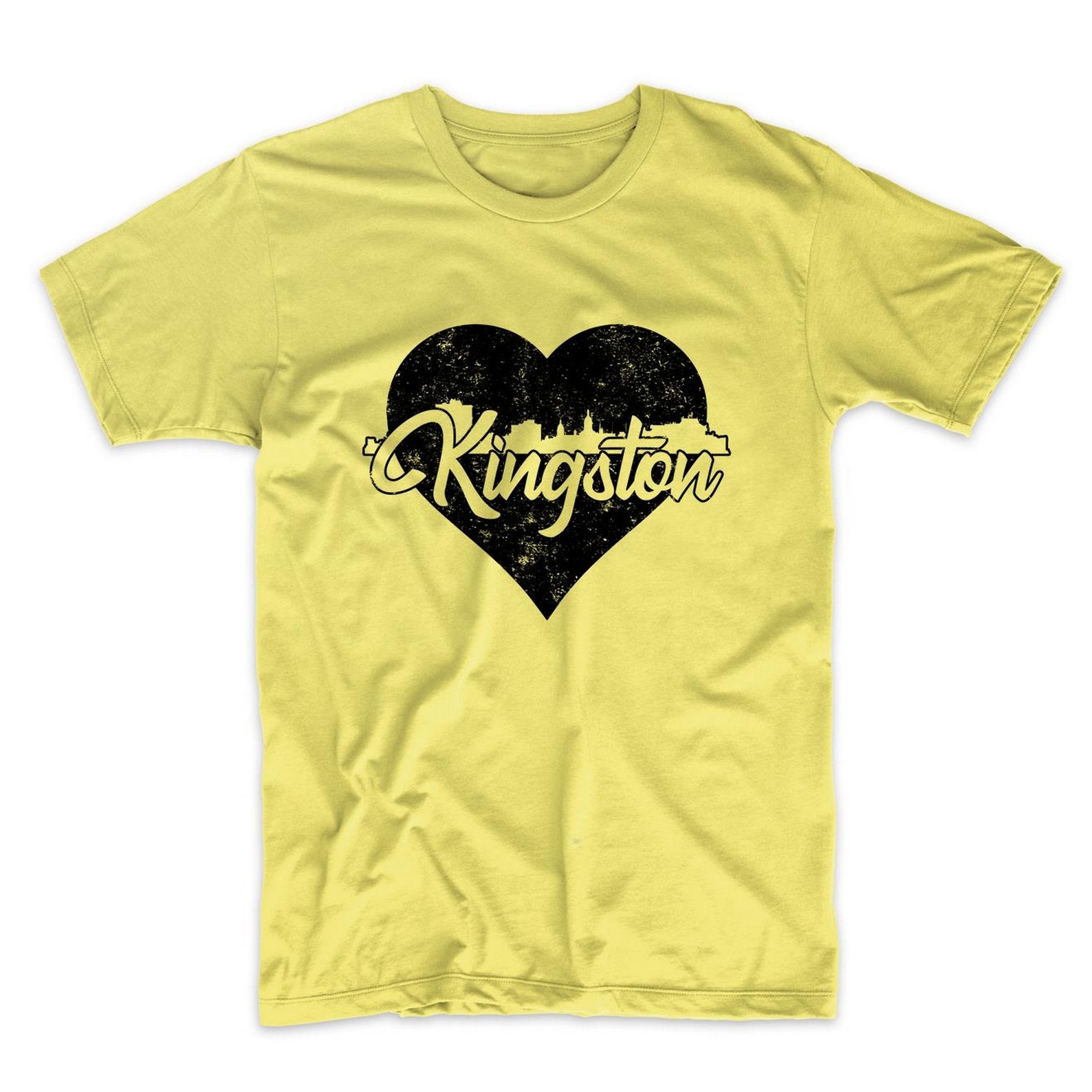 Men's Kingston Shirt Retro Kingston Jamaica Skyline Etsy