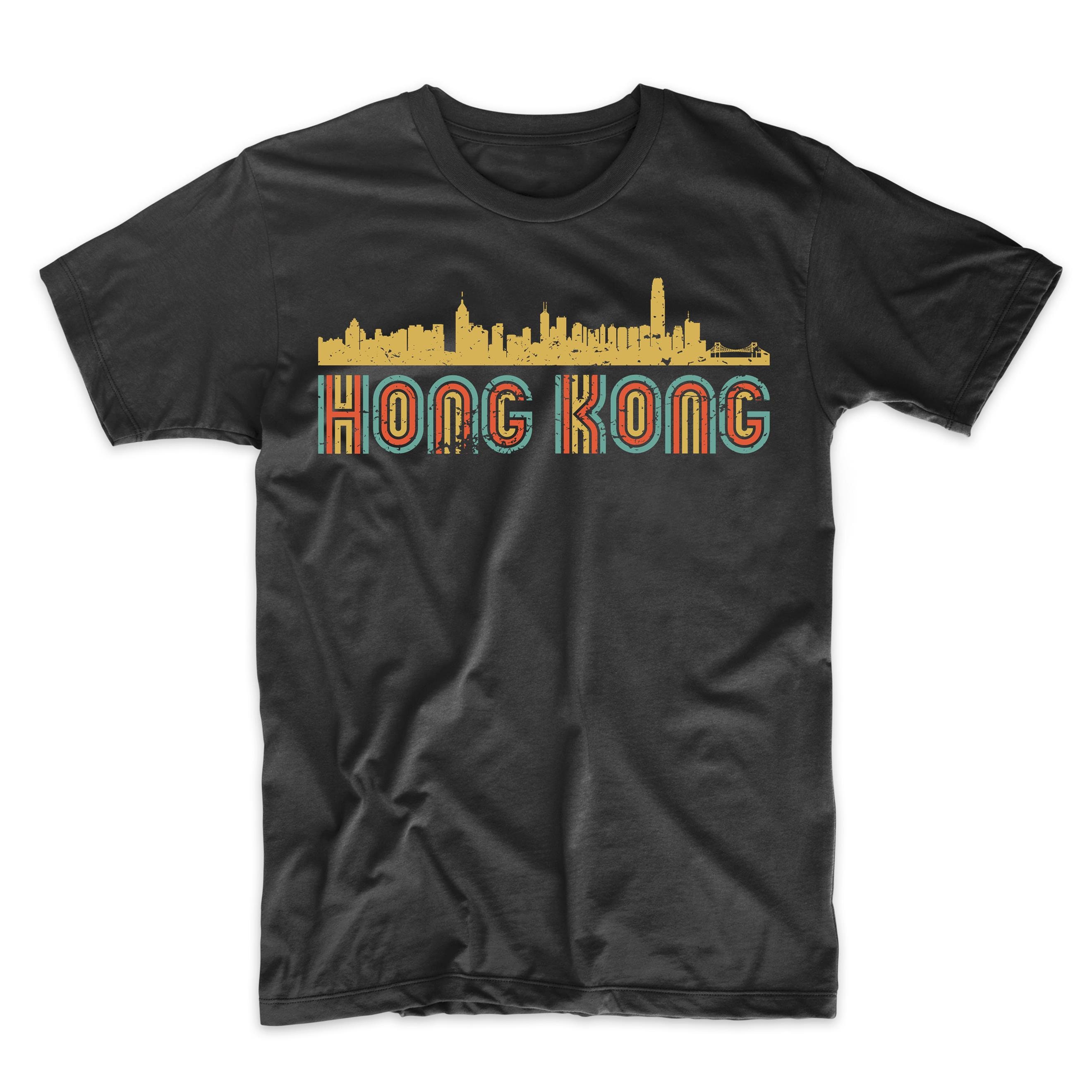 Men's Hong Kong Shirt Retro Vintage Style Hong Kong Etsy
