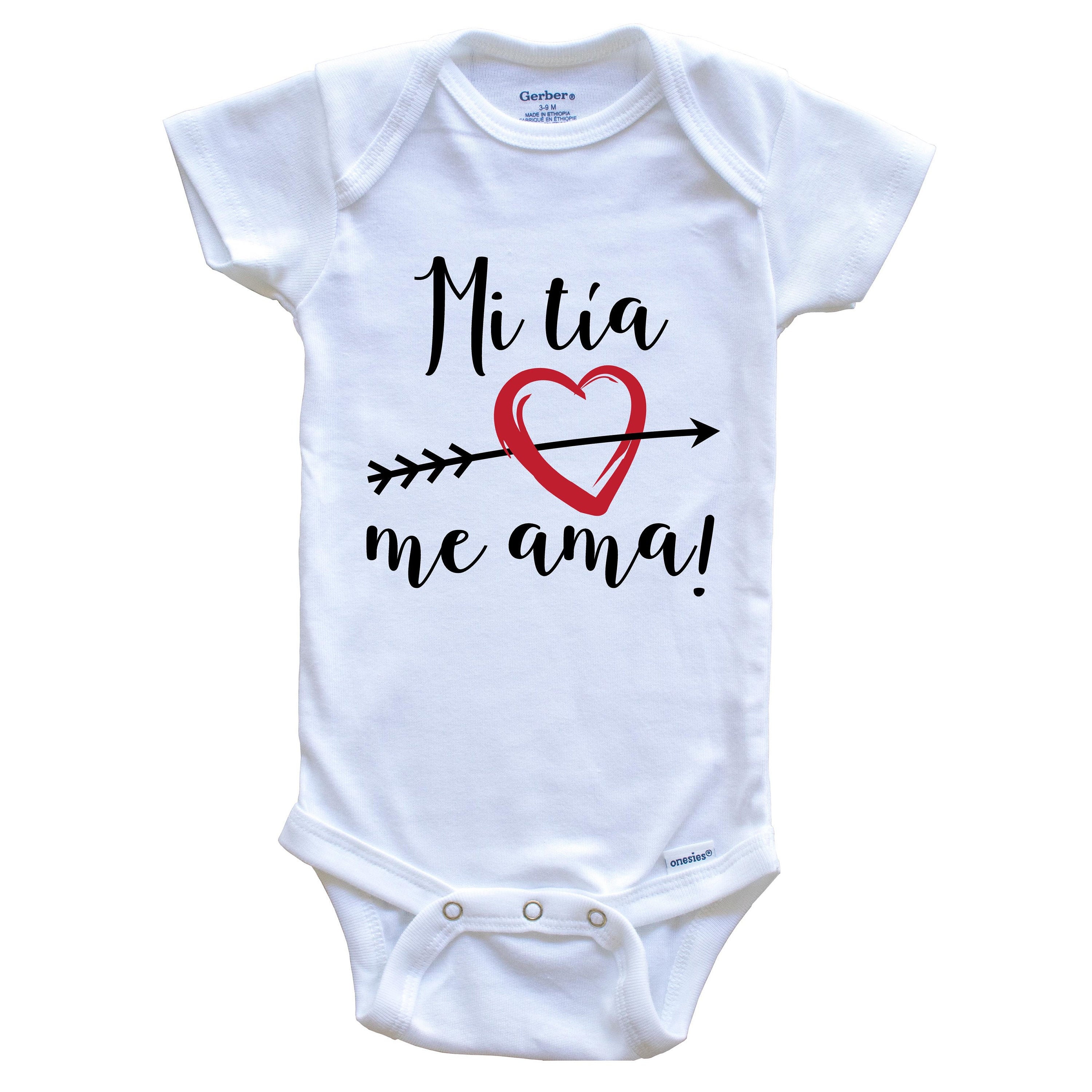 Mi Tía Me Ama My Aunt Loves Me Spanish Language Niece Nephew Etsy