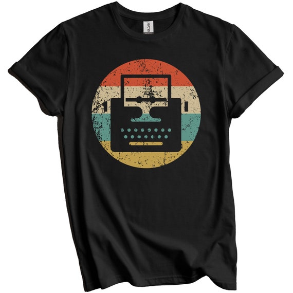 Retro Typewriter Writing Shirt, Vintage Writer Tee Gift Retro Typewriter Writing Shirt, Vintage Writer Tee Gift