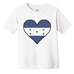 Honduran Flag Baby T-Shirt - Cute Honduran Flag Heart - Honduras Infant / Toddler Shirt