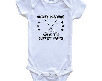 Funny Hockey Baby Bodysuit - Hockey Players Make The Cutest Babies One Piece