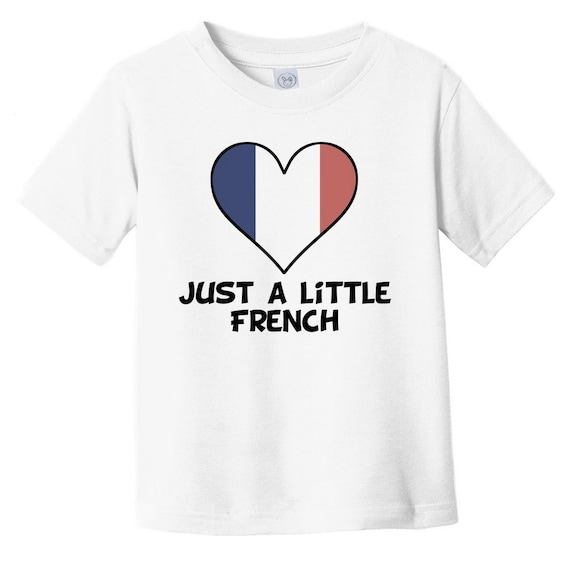 I Love France French Flag Heart Infant Toddler T-Shirt