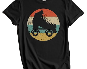 Roller Derby Shirt - Roller Derby Geschenk - Retro Rollschuh Symbol T-Shirt