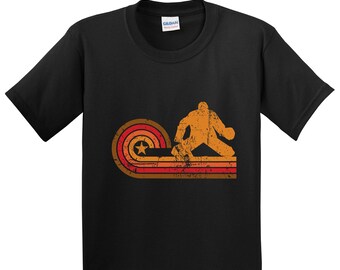 Kids Goalie Shirt - Retro Hockey Shirt for Kids - Youth Hockey T-Shirt