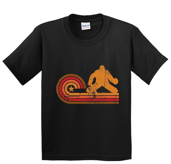 Kids Goalie Shirt - Retro Hockey Shirt for Kids - Youth Hockey T-Shirt