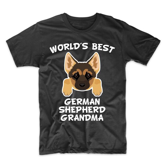 World's Best German Shepherd Grandma Dog Granddog T-Shirt World's Best German Shepherd Grandma Dog Granddog T-Shirt