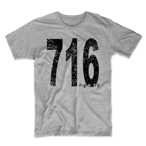 Retro Buffalo Shirt - Area Code 716 Buffalo New York T-Shirt
